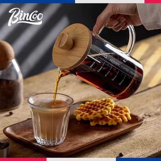 Máy pha cà phê Binco Máy pha cà phê gia đình Máy pha cà phê Bộ lọc thủy tinh Máy pha cà phê