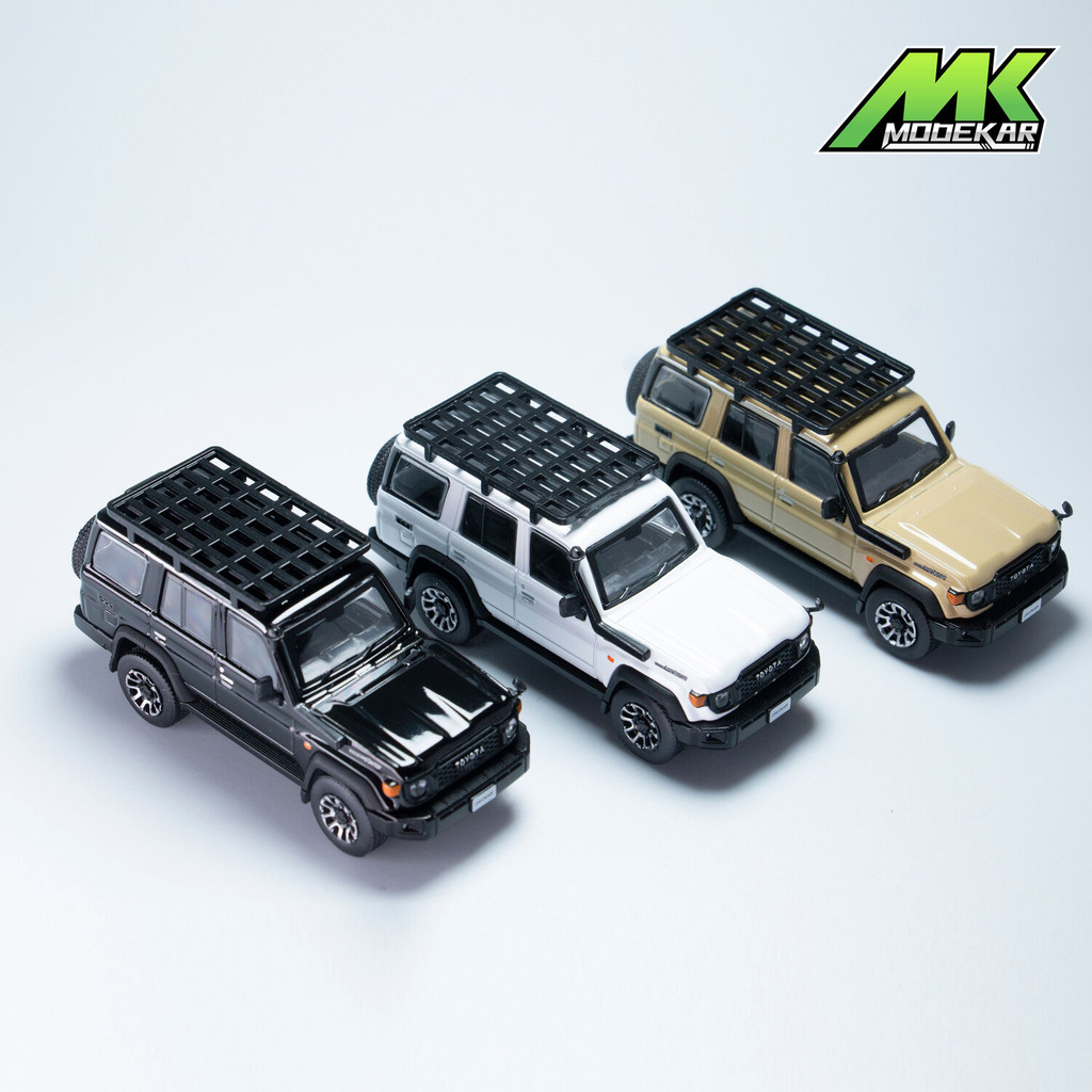 Model 1 1: 64 Toyota Land Patrol LC250 LC70 Prado Mẫu xe hợp kim địa hình độc đoán