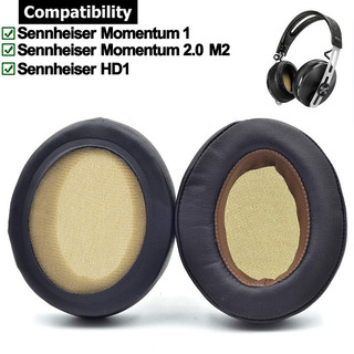 1 cặp miếng đệm tai cho sennheiser momentum 1 2 m2 hd1 tai nghe miếng đệm tai nghe miếng đệm xốp tai nghe bịt tai