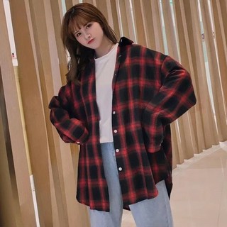 Lan ~ Phong Cách Mới Mùa Hè Kẻ Sọc Nữ Phiên Bản Hàn Quốc Rời Phù Hợp Với Phong Cách Hồng Kông Hàng Đầu Sinh Viên Dài Tay