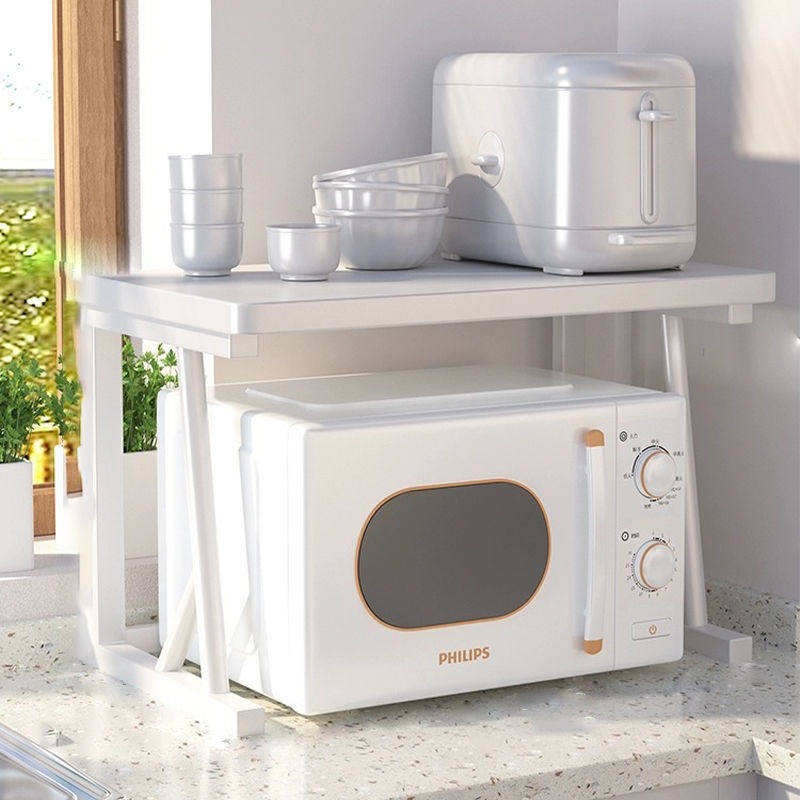 Nhà Bếp Lò Vi Sóng Kệ Để Đồ Hộ Gia Đình Mặt Bàn Lò Nướng Nồi Cơm Giá Để Đồ Đa Năng Lớp Brac