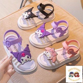 [Giảm Giá] Giày Sandal Bé Gái Đế Mềm Phong Cách Mới Bé Gái Giày Công Chúa Trung Nhỏ Trẻ Em Mùa Hè Bé Gái Giày Sandal Hoạt Hình Cho Bé