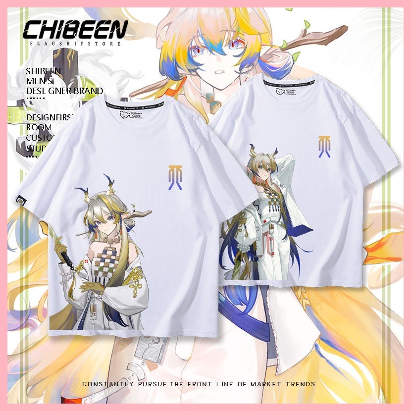 Áo thun ngắn tay Arknights Shu Tomorrow 's Ark Game Merchandise Agent Millet Cùng phong cách Hai chi