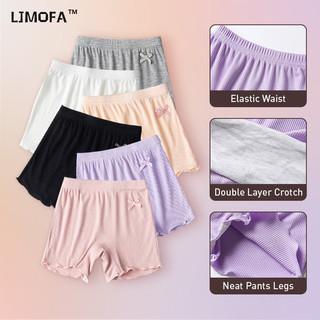 Ljmofa Kids Quần Lót Cho Bé Gái 3-12 Tuổi Quần Short Co Giãn An Toàn Quần Legging Quần Lót Cho Trẻ Em Bé Gái