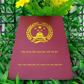 (HÀNG HOT) Người giàu nhất thế giới Giấy chứng nhận Hài hước Giấy chứng nhận Đồ chơi gian xảo Giả m