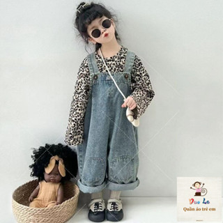   Khuyến mãi  Xuân Thu Phong Cách Mới Bé Trai Bé Gái Quần Lót Denim Siêu Thời Trang Cho Bé Dây Treo Rời Trẻ Em Phiên Bản Hàn Quốc Quần 