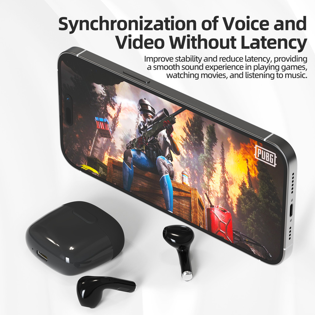 GOOJODOQ Tai nghe không dây GOOOJODEQ BT5.3 Tự động ghép đôi Comfort Fit Âm thanh Hi-Fi Điều khiển cảm ứng Type-C Sạc pin 25mAh / 180mAh | BigBuy360 - bigbuy360.vn