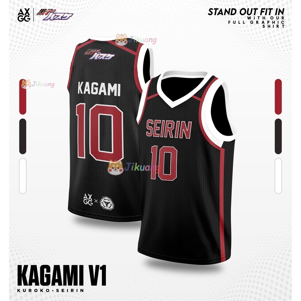 Kuroko No Basket - Kagami _ Áo bóng rổ Anime