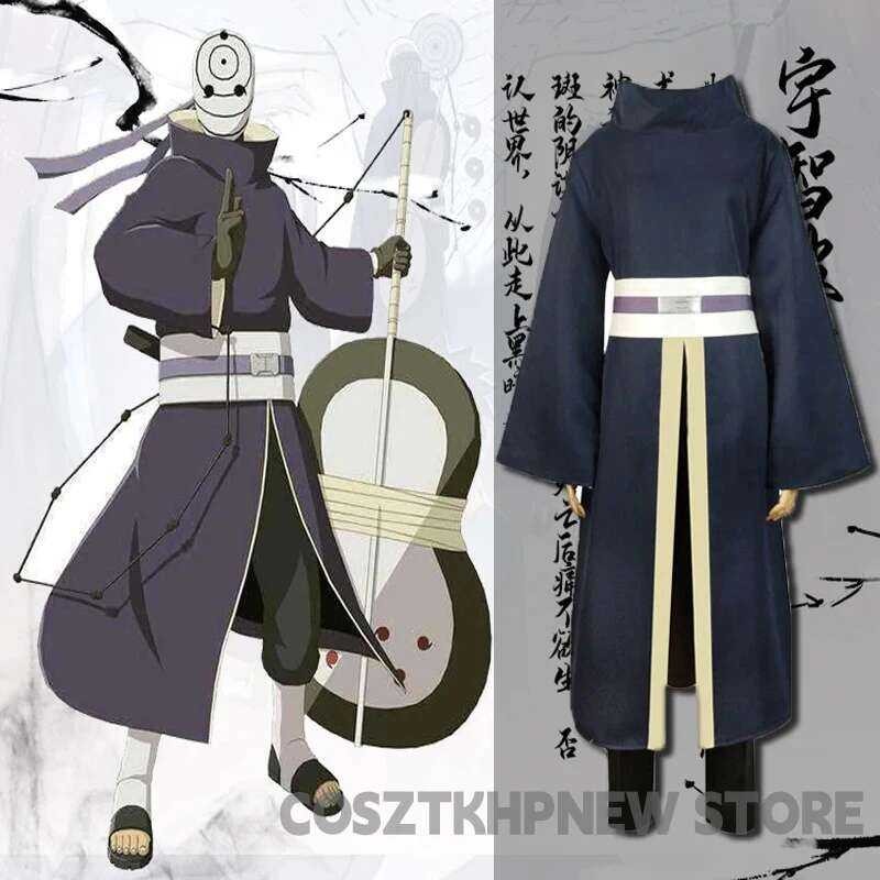 Uchiha Obito Anime Cosplay Trang Phục Halloween Trang Phục Cho Phụ Nữ Nam Nhật Bản Robe Kimono Lễ Hộ