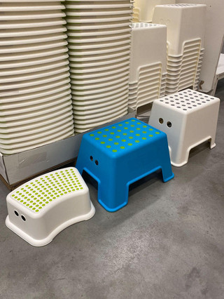 Ghế đẩu IKEA Bermont, Ghế đẩu thấp, Ghế đổi giày, Ghế đẩu trẻ em, Ghế đẩu chân, Ghế đẩu nhỏ chống trượt trong phòng tắm