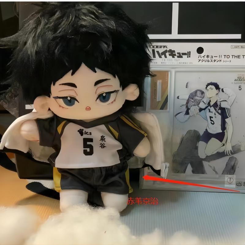 👉🔥Haikyu🔥👈Kotaro Bokuto.Akaashi Keiji.đồ chơi sang trọng.20CM búp bê.anime Ngoại vi doll.Doujin