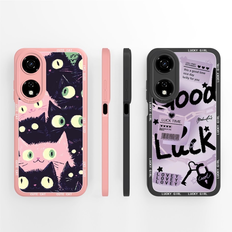 Ốp Điện Thoại Cho Itel P55 5G P55 + 4G Ốp Lưng Mèo Thanh Lịch Và Tinh Tế Silicon Mềm Chất Lỏng Chất 