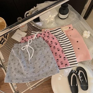  Quần áo trẻ em Dây rút mùa hè Thắt lưng co giãn cho bé gái Áo nỉ nhiều màu Váy ngắn phiên bản Hàn Quốc