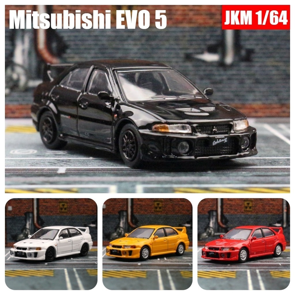 1: 64 Mitsubishi Lancer Evolution V EVO 5 Đồ Chơi Xe 1 / 64 JKM Diecast Kim Loại Siêu Xe Thể Thao Mô
