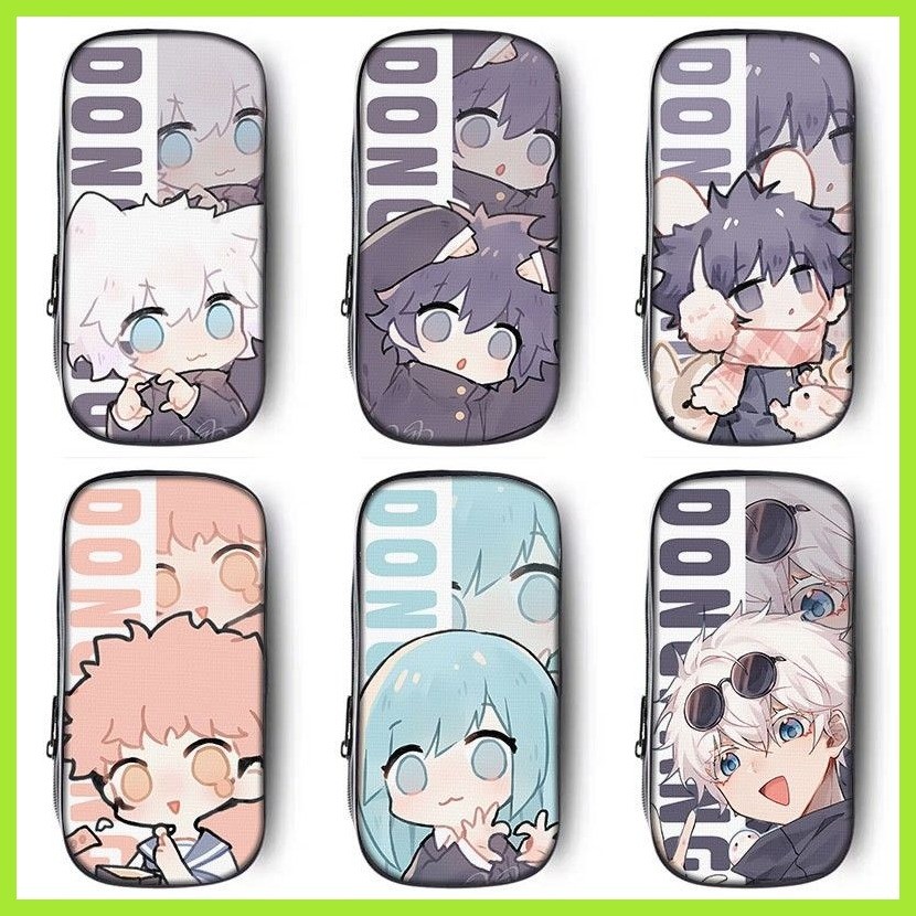 Sản phẩm mới Hộp đựng bút chì Jujutsu Kaisen Geto Suguru Satoru Gojo Zenin Maki Spell Fighting Penci