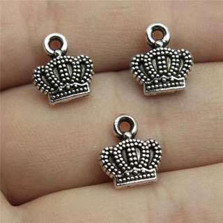 King Crown Charms Phụ kiện dành cho nữ Bộ sưu tập mặt dây chuyền trang sức cổ điển