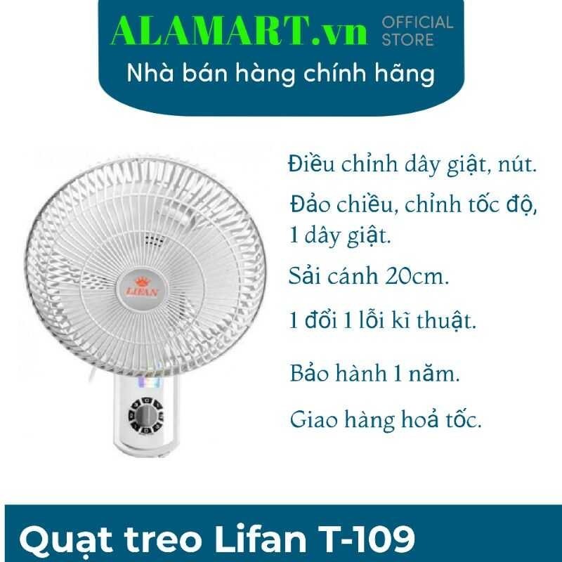 Quạt Treo Mini Lifan T109 ( Hàng Chính Hãng, Mới 100%) Bảo Hành 12 Tháng, Quạt Nhẹ Dịu Êm