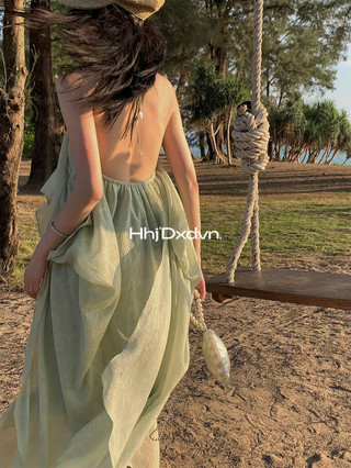 Dây đeo cổ chữ V Tencel