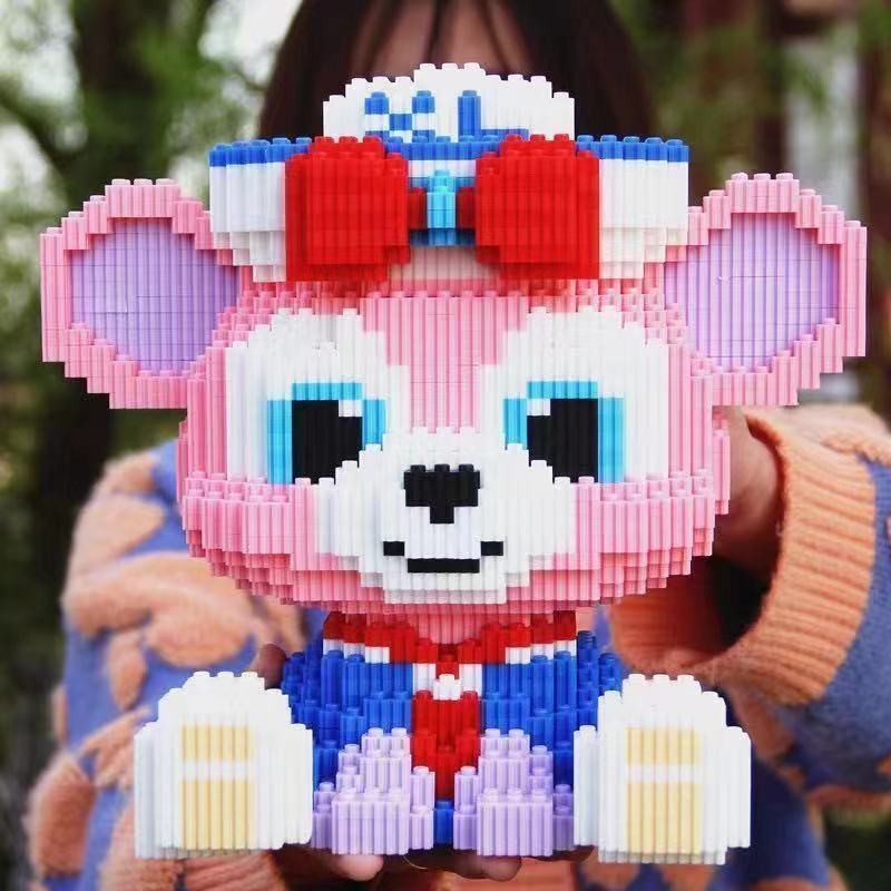 Shirley May Hoạt Động Đồ Chơi Thông Minh Khủng Long 1 Mét Cắm Cao Cấp Lớp Kakashi Lego Môi Trường Xa