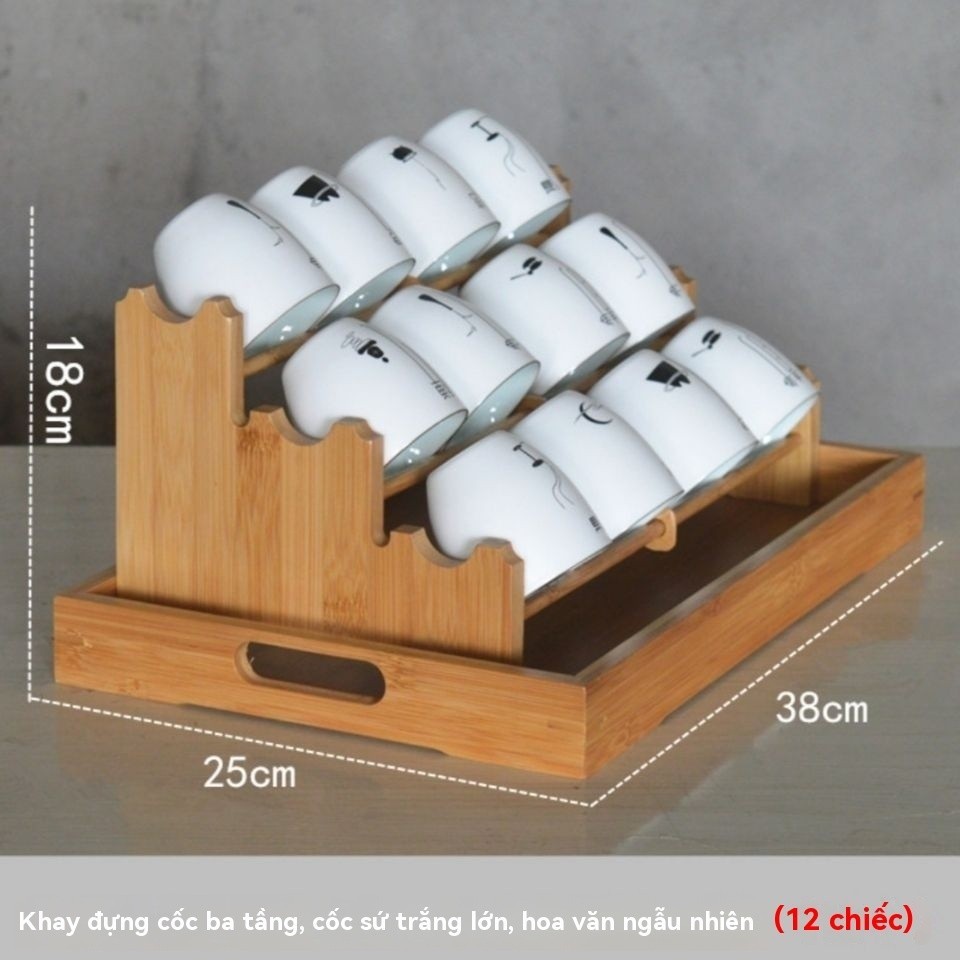 Tre Asphalt Kung Fu Tea cụ Phụ kiện Trà đạo Bộ sưu tập Nước Cup Holder