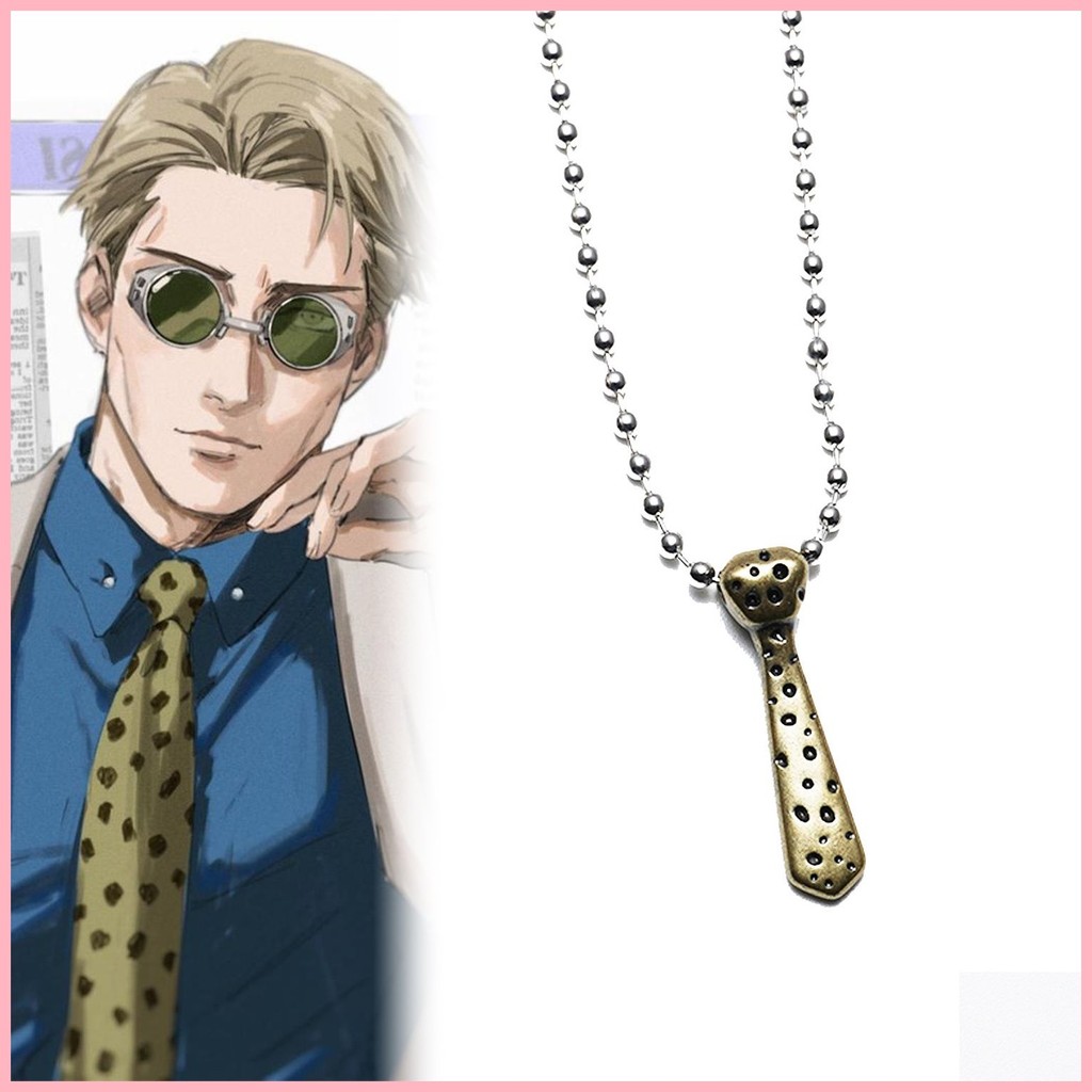[Guyn] Vòng Cổ Jujutsu Kaisen Nanami Kento Spell Fighting Nanami Kaisen Tie Vòng Cổ Mặt Dây Chuyền N