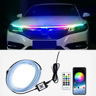 Đèn Led 12V Ô Tô Đèn Pha Linh Hoạt Dải Nhiều Màu Khí Quyển Đèn DRL Đèn Chạy Ban Ngày Trang Trí Xe Hơi