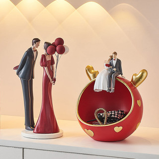 Quà cưới cưới cưới đính hôn cưới cưới quà cưới cho bạn gái bạn bè mới đến quà tặng sáng tạo cặp đôi lối vào chìa khóa lưu trữ đồ trang trí