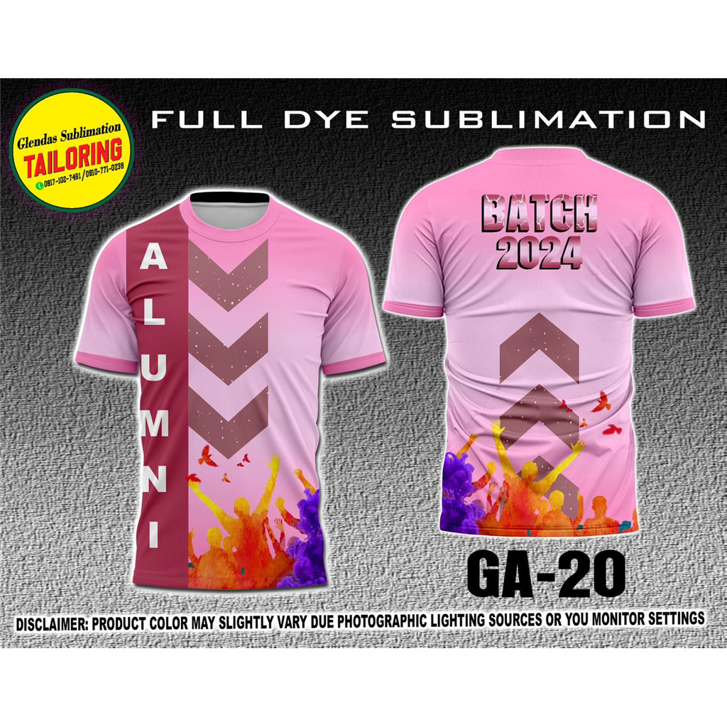 BATCH - 2025 Thiết Kế Mới ALUMNI HOMECOMING Philippines Full Thăng Hoa Áo nam Nữ Đường Phố Ngoài Trờ