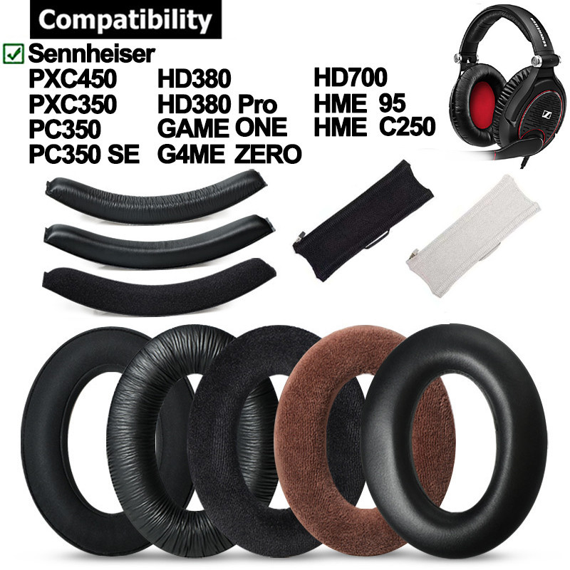 Miếng Đệm Tai Cho Sennheiser PXC450 PXC350 PC350 / SE HD380-Pro HD700 HME95 HMEC250 TRÒ CHƠI ONE G4M