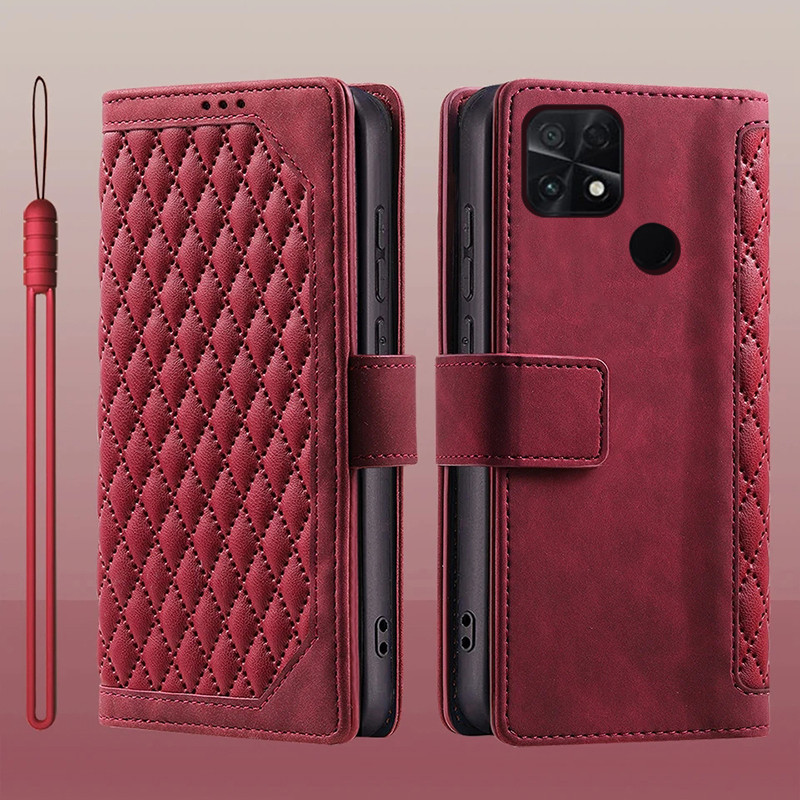 Dành Cho Xiaomi POCO C40 Da Lật Đựng Thẻ Sách Ví Đứng Bảo Vệ Toàn Diện Cho POCO C40 C 40 Vỏ Điện Tho