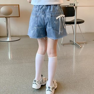  Quần Short Denim Bé Gái Mùa Hè Phong Cách Mới Thời Trang Quần Trẻ Em Mùa Hè Mỏng Phong Cách Nữ Nhỏ