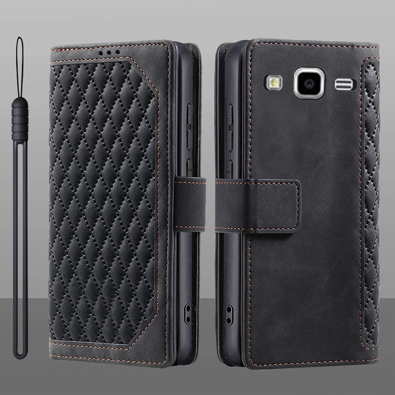 Dành Cho Samsung Galaxy J7 Neo J7 Core J701F / DS J701M Bao Da Lật Đựng Thẻ Sách Ví Đứng Bảo Vệ Toàn