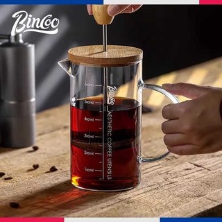 Máy pha cà phê Binco Máy pha cà phê gia đình Máy pha cà phê Bộ lọc thủy tinh Máy pha cà phê