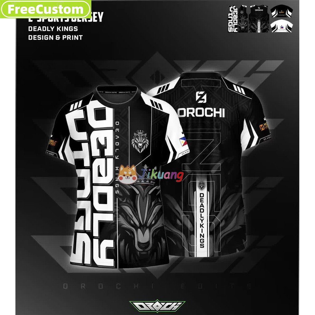 Tùy chỉnh miễn phí jersey Game Di Động Legends ML Coda Esport Gang với Nickname