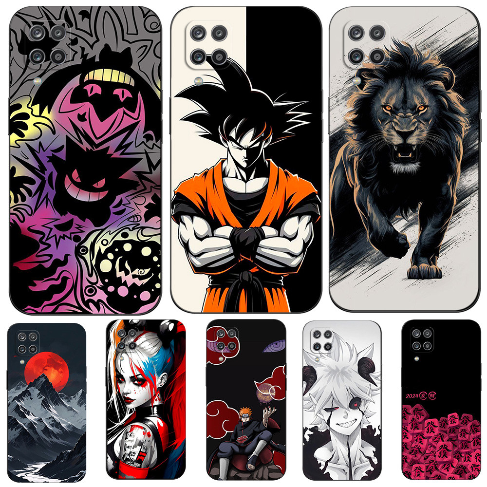 Ốp Lưng Samsung Galaxy A12 M12 Ốp lưng Ốp Lưng Đen Tpu Ngộ nghĩnh Mát