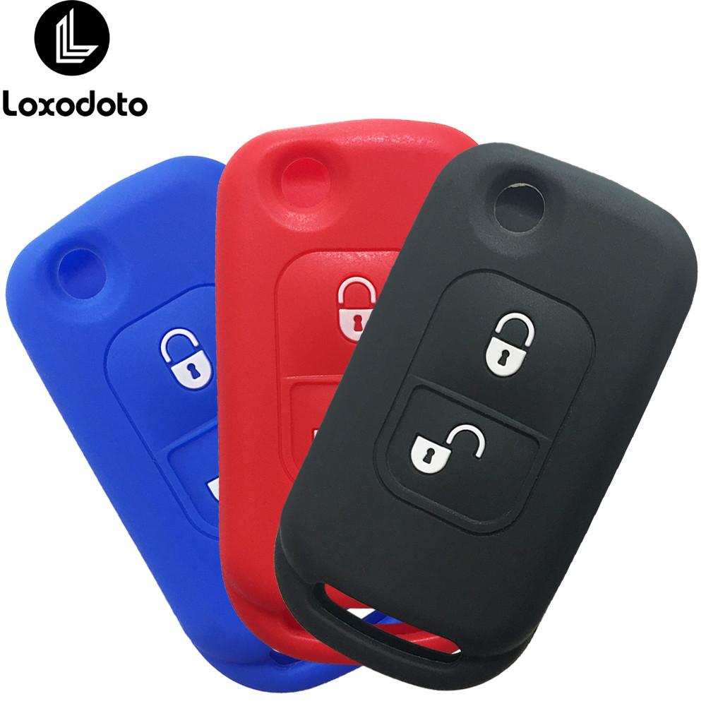 Mercedes Benz ML C E CL S SL SEL ML55 ML500 AMG S500 SL500 W168 W124 W210 2 3 Nút Vỏ Chìa Khóa Silic