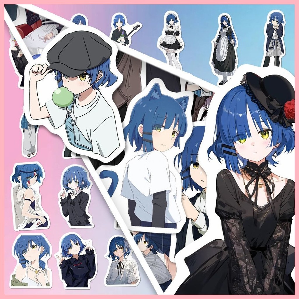 [Guyn] Sticker Bocchi the rock (54 tờ) Yamada Ryo Hai Chiều Đá Cô Đơn Yamada Ryorita Erie Sticker Vỏ