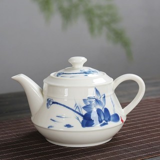   Giảm giá 12%  Ấm Trà Kung Fu Ấm Trà Gốm Sứ Trắng Ấm Trà Gốm Chống bỏng Ấm Trà Dung Tích Lớn Kung Fu Bộ Trà Hoa Ấm Trà Trung Quốc Retro Hộ Gia Đình Sứ Trắng Đơn 