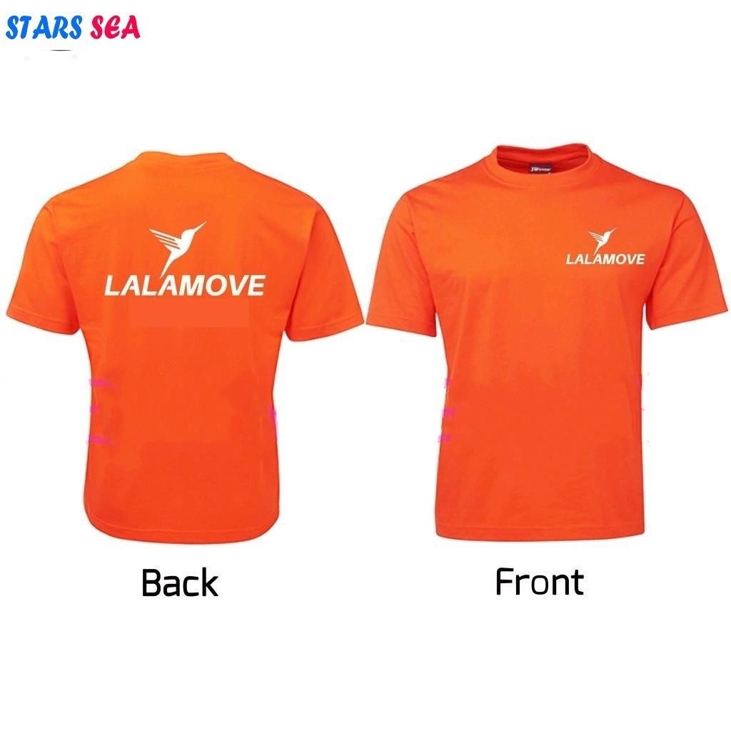 Áo dài tay ngắn Lalamove 2024 Mùa hè mới