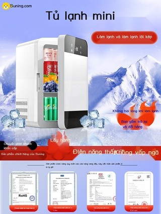 [Siêu Sale] Tủ lạnh nhỏ tủ lạnh mini ô tô nhỏ tủ lạnh sinh viên mini tủ đông lạnh một người tủ đông