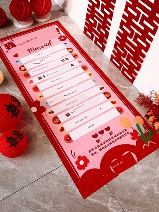[Hàng có sẵn/Ảnh thật] Đạo cụ trò chơi đón hôn nhân, thủ thuật chặn cửa sáng tạo đám cưới Gungunle,
