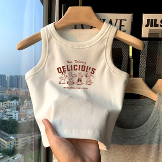 [Sản phẩm mới Hot] Áo Vest không tay cho bé gái Phong cách mới Áo in hình hoạt hình trẻ em