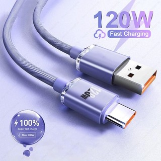 Cáp sạc nhanh 120w 6a usb type c sạc nhanh cho samsung s23 realme xiaomi 13 huawei điện thoại cáp sạc nhanh cáp dữ liệu
