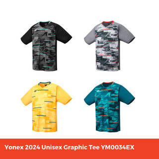 Áo thun họa tiết Unisex Yonex 2024 YM0034EX