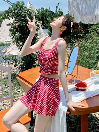 [HOT 2024] Đồ bơi nữ, kẻ sọc mùa hè, cô gái Nhật Bản dễ thương, nữ sinh viên, bảo thủ, ngực nhỏ, ch