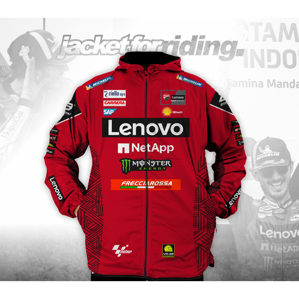 JAKET MOTOR IN ĐẦY ĐỦ HOODIE DUCATI QUẠT FACC0O BAGNAIA MOTOGP Size Lớn XXS-6XL