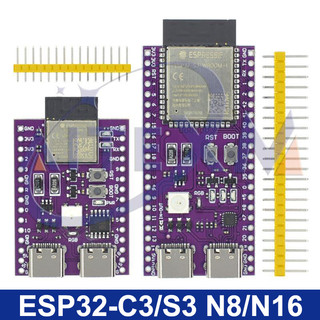 ESP32 / ESP32-C3 / ESP32-S3 Dual Type-C Ban Phát Triển CORE ESP32-C3-DevKitM-1 ESP32-C3-MINI-1 ESP32-S3-DevKit C N16R8