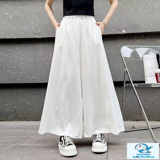 Bé gái Culottes Phong cách mới Trẻ em Ống rộng Culottes Trung lớn Trẻ em Bé gái Quần crop mỏng