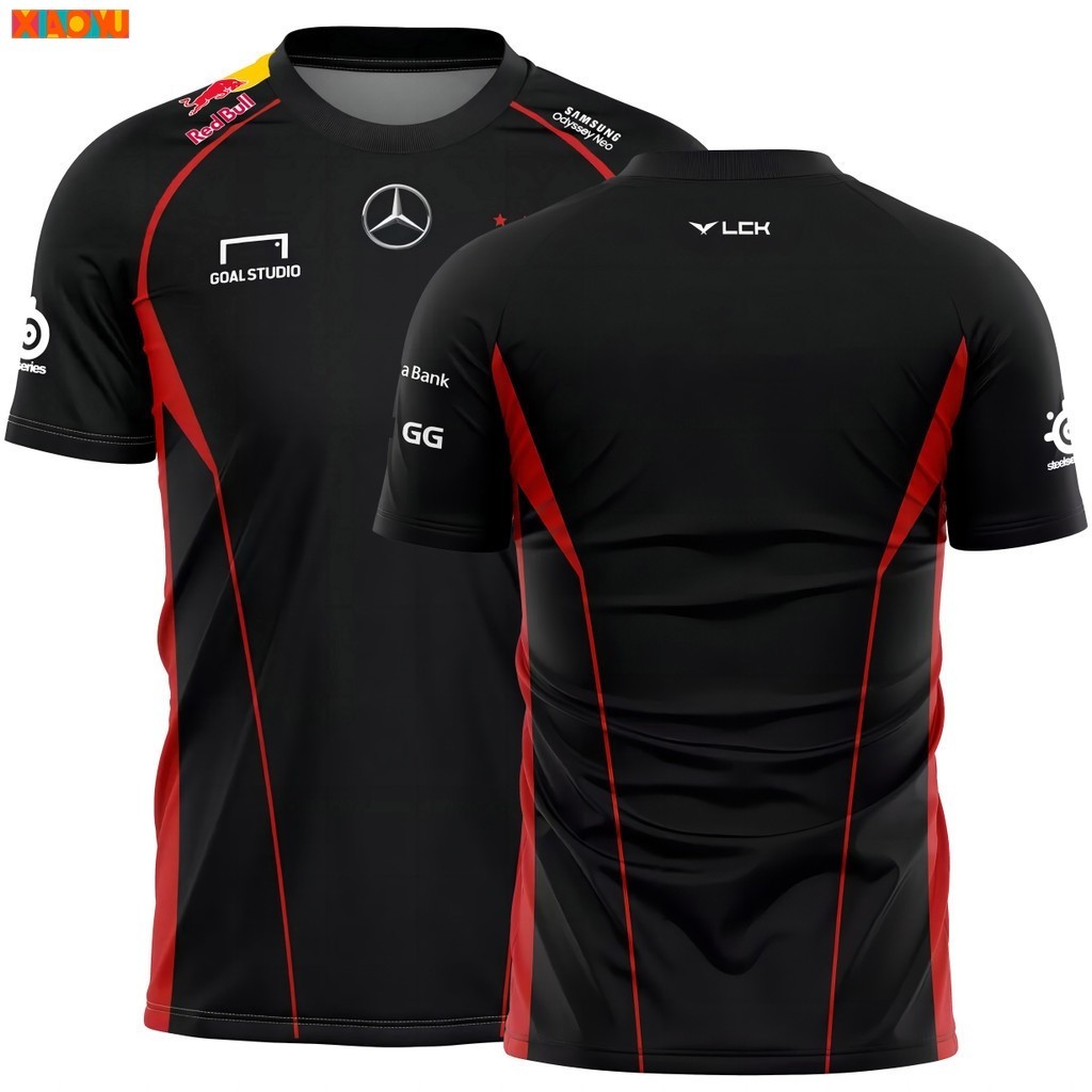 Lck 2024 T1 Keria Gumayusi Oner Zues SKT T1 Áo thun nam tay ngắn