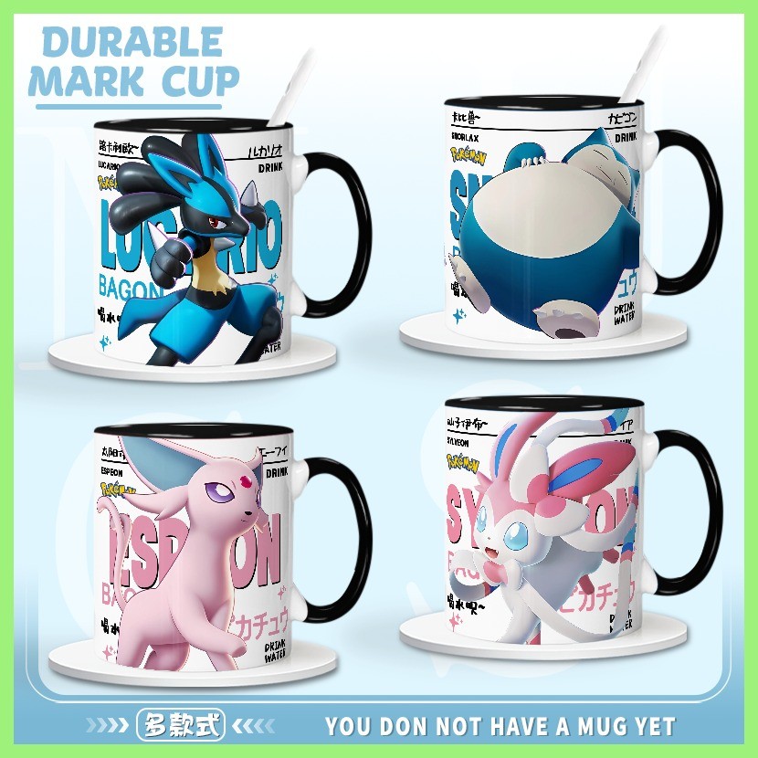 Phong Cách Mới Cốc Pikachu Squirting Game Pokémon Pikachu Gengar Charmander Bulbasaur Gengar